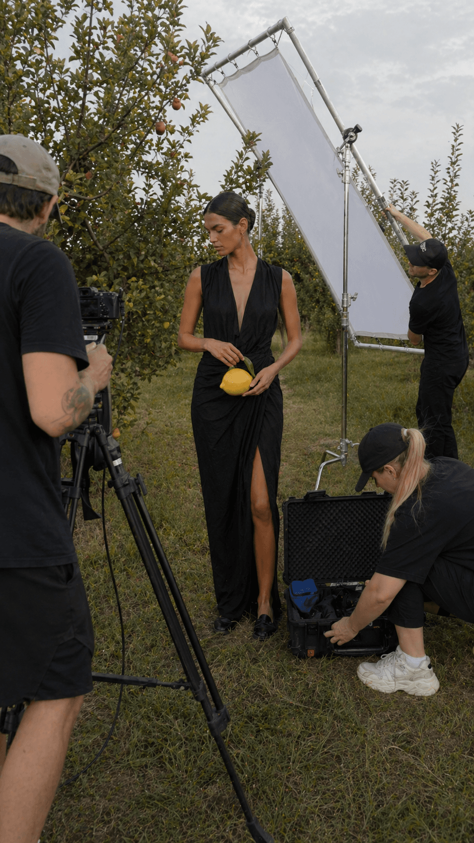 Backstage opening visual